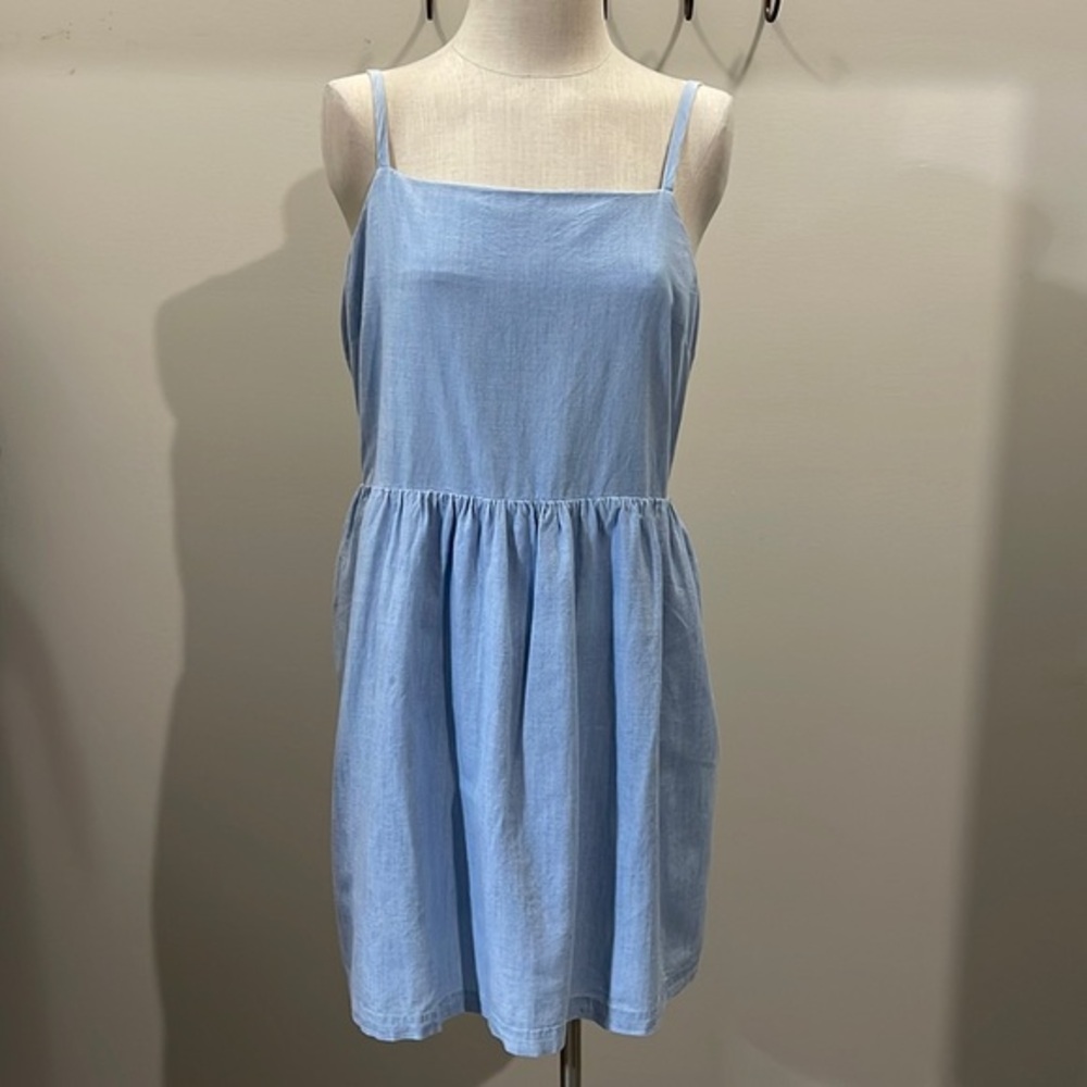 1451 IMPACT Sundress Chambray NWT Size XL 100% Organic Cotton - Sustainable